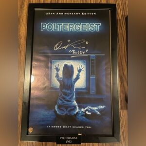 11 BY 17 AUTOGRAPHED POLTERGEIST POSTER